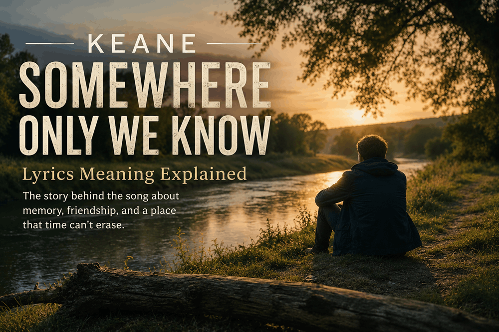 Keane somewhere know lyrics translation