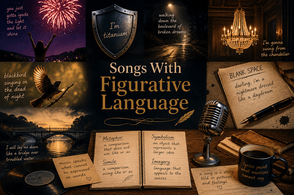 12 Songs With Figurative Language