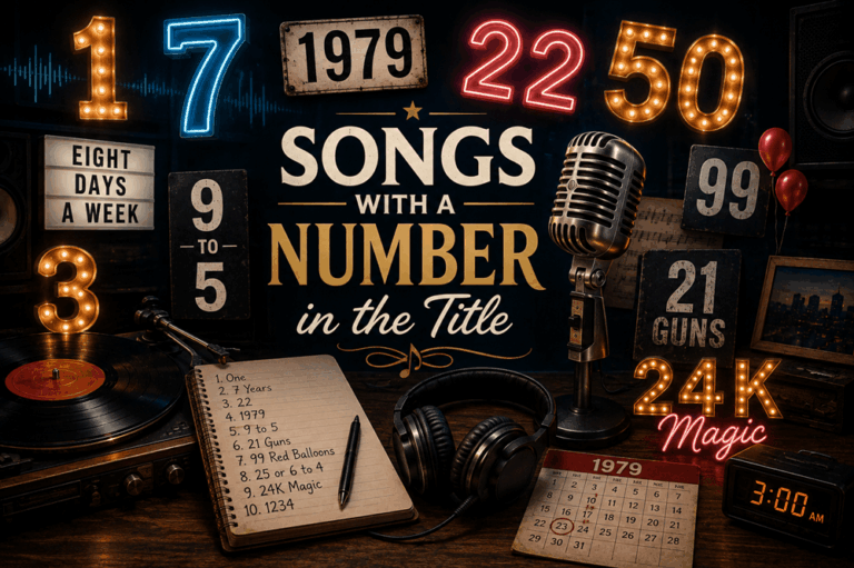 14 Songs With a Number in the Title