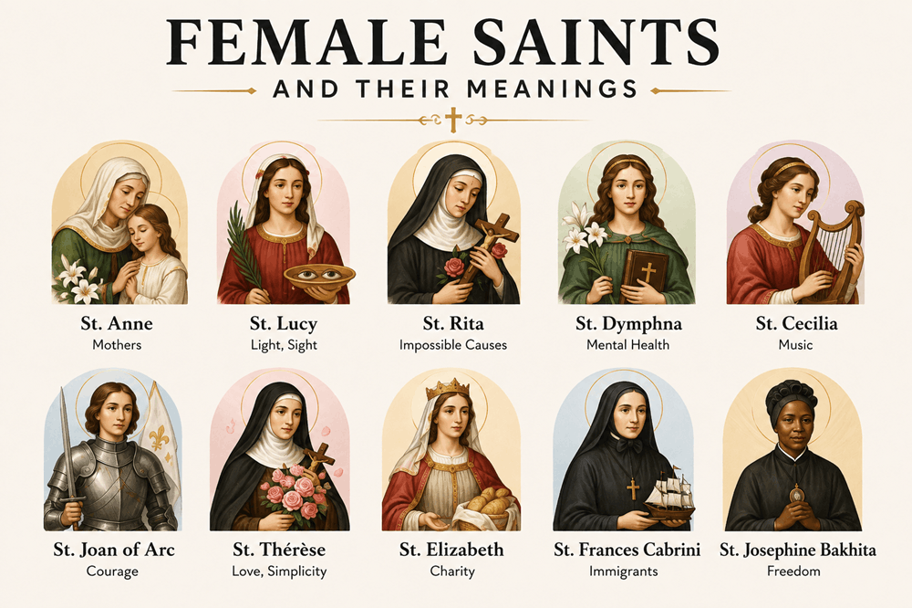 Female Saints and Their Meanings