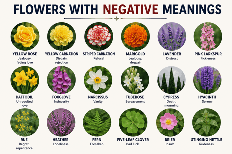 Flowers With Negative Meanings