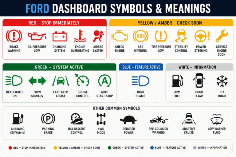 Ford Dashboard Symbols and Meanings