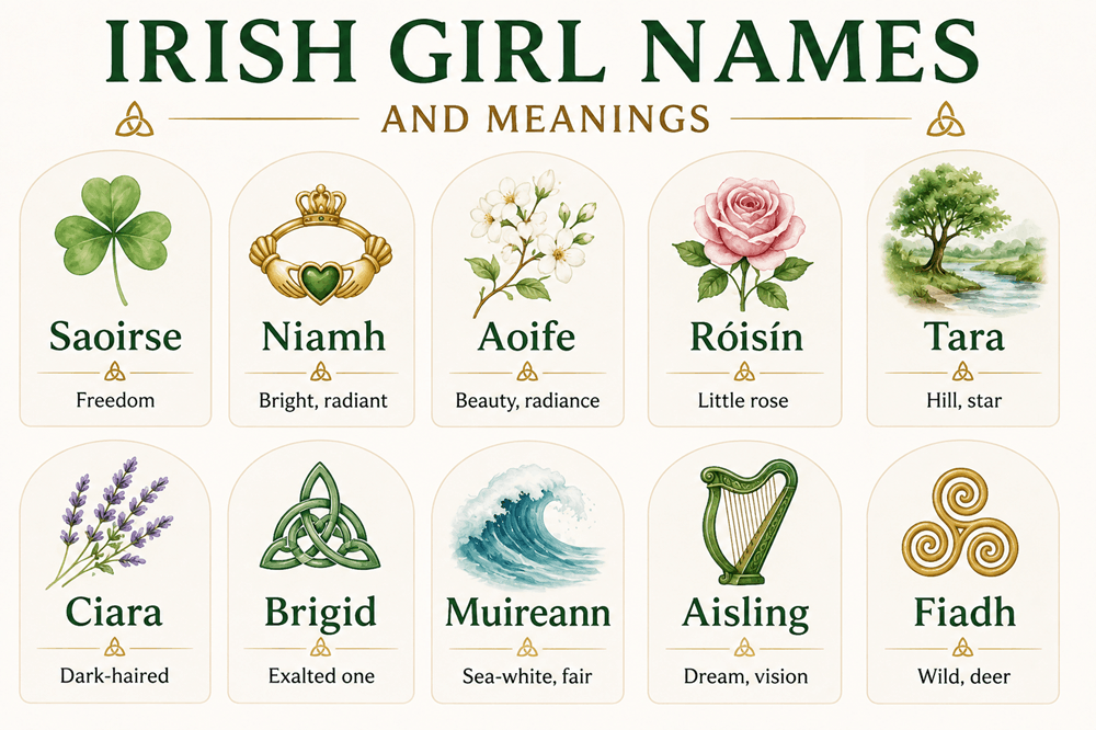 Irish Girl Names and Meanings