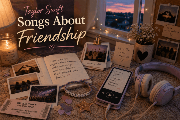 Taylor Swift Songs About Friendship