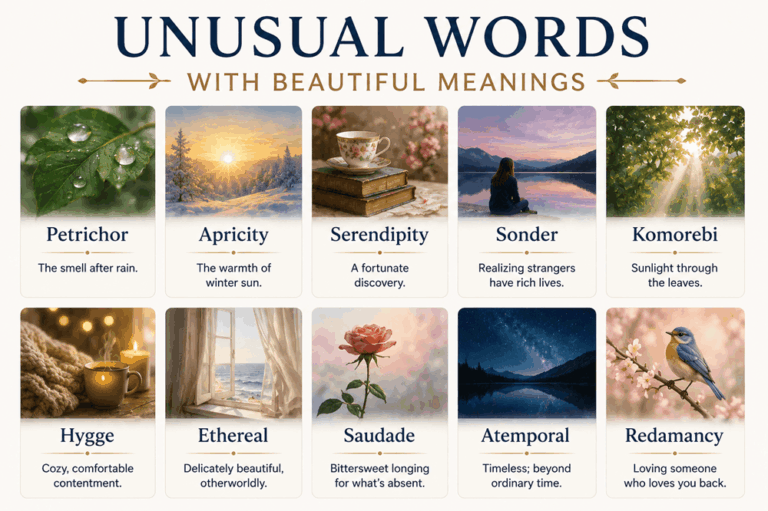 Unusual Words With Beautiful Meanings