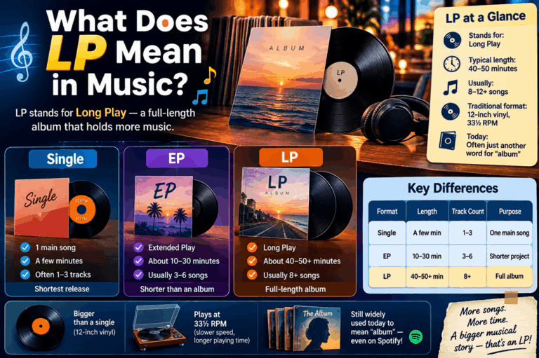 What Does LP Mean in Music