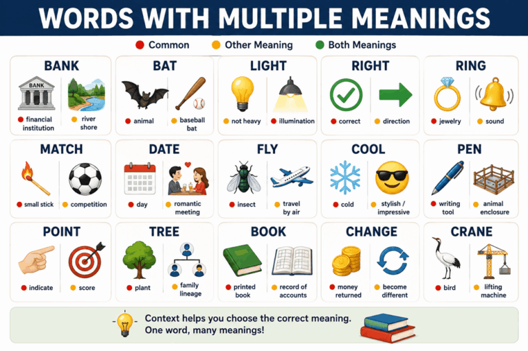 Words With Multiple Meanings