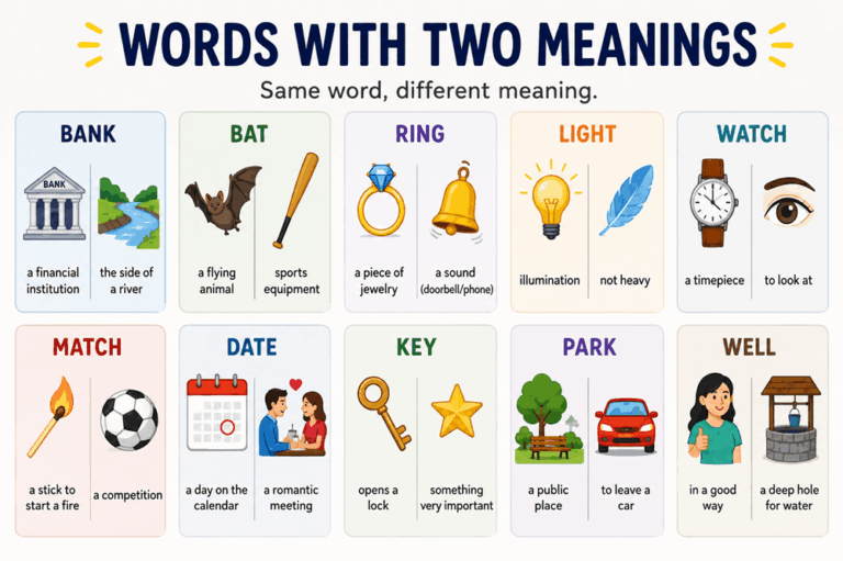 Words With Two Meanings